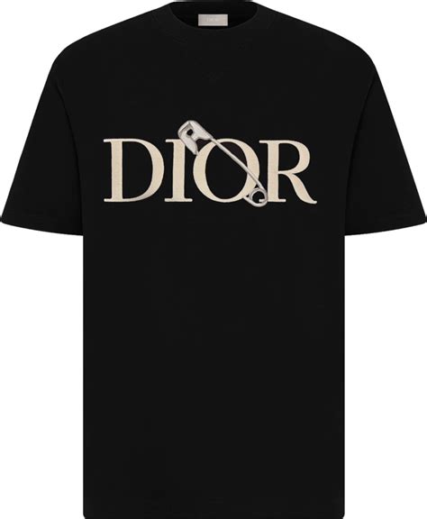 black pink dior t shirt|christian Dior shirt black.